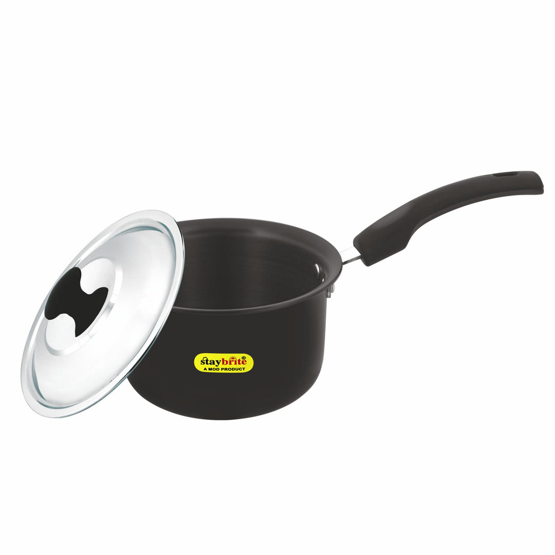 Staybrite Hard Anodized Saucepan | Premium Cooking Pan