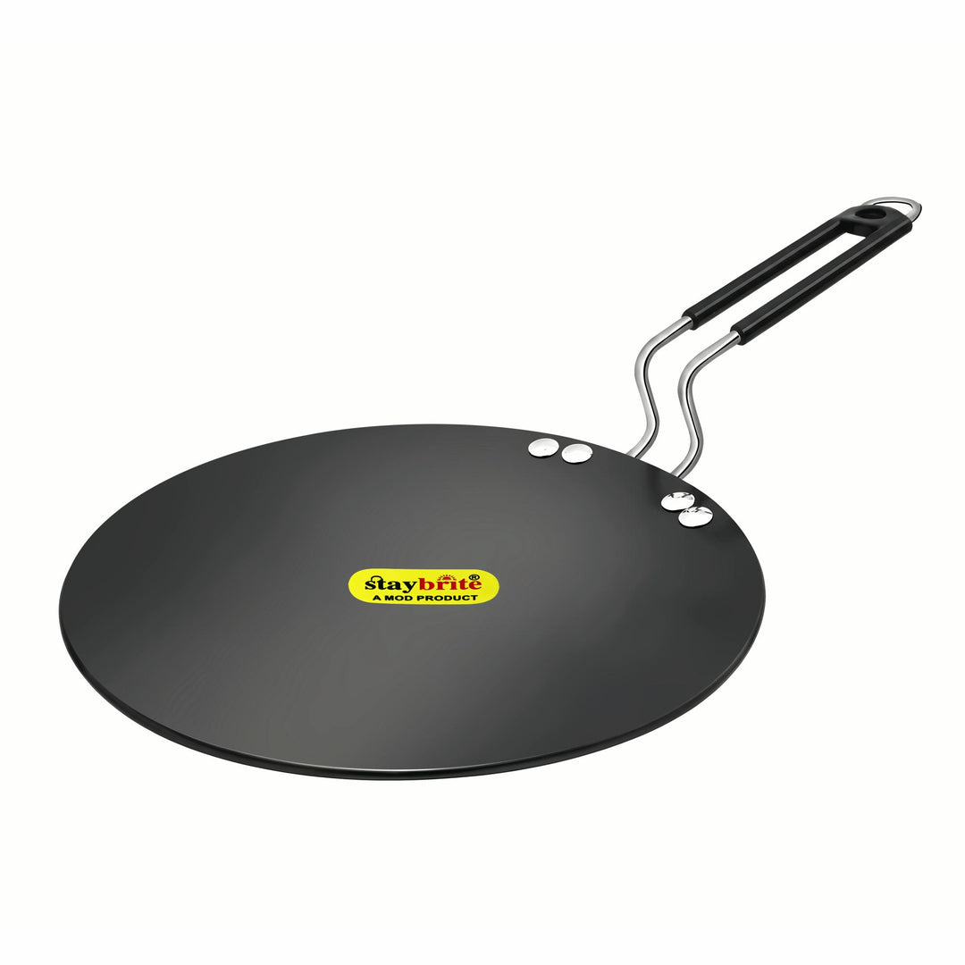 Staybrite Hard Anodized Roti Tawa | Extra Heavy Tawa for Soft Rotis