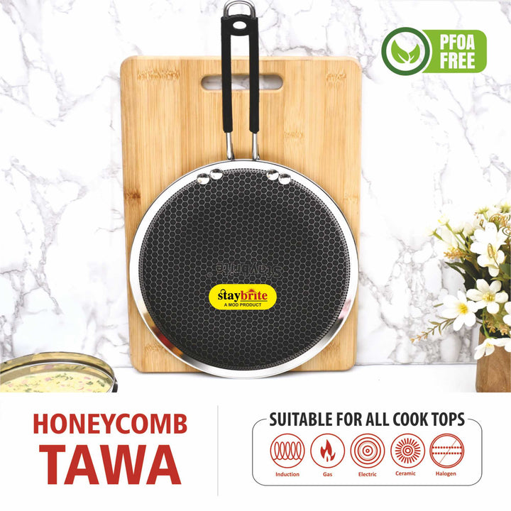 Honey Comb Triply Roti Tawa 4mm – Premium Griddle for Perfect Rotis &amp; Flatbreads