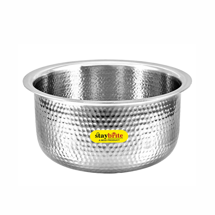 Triply Hammered Tope – 3-Ply Stainless Steel Tope for Even Heating &amp; Healthy Cooking