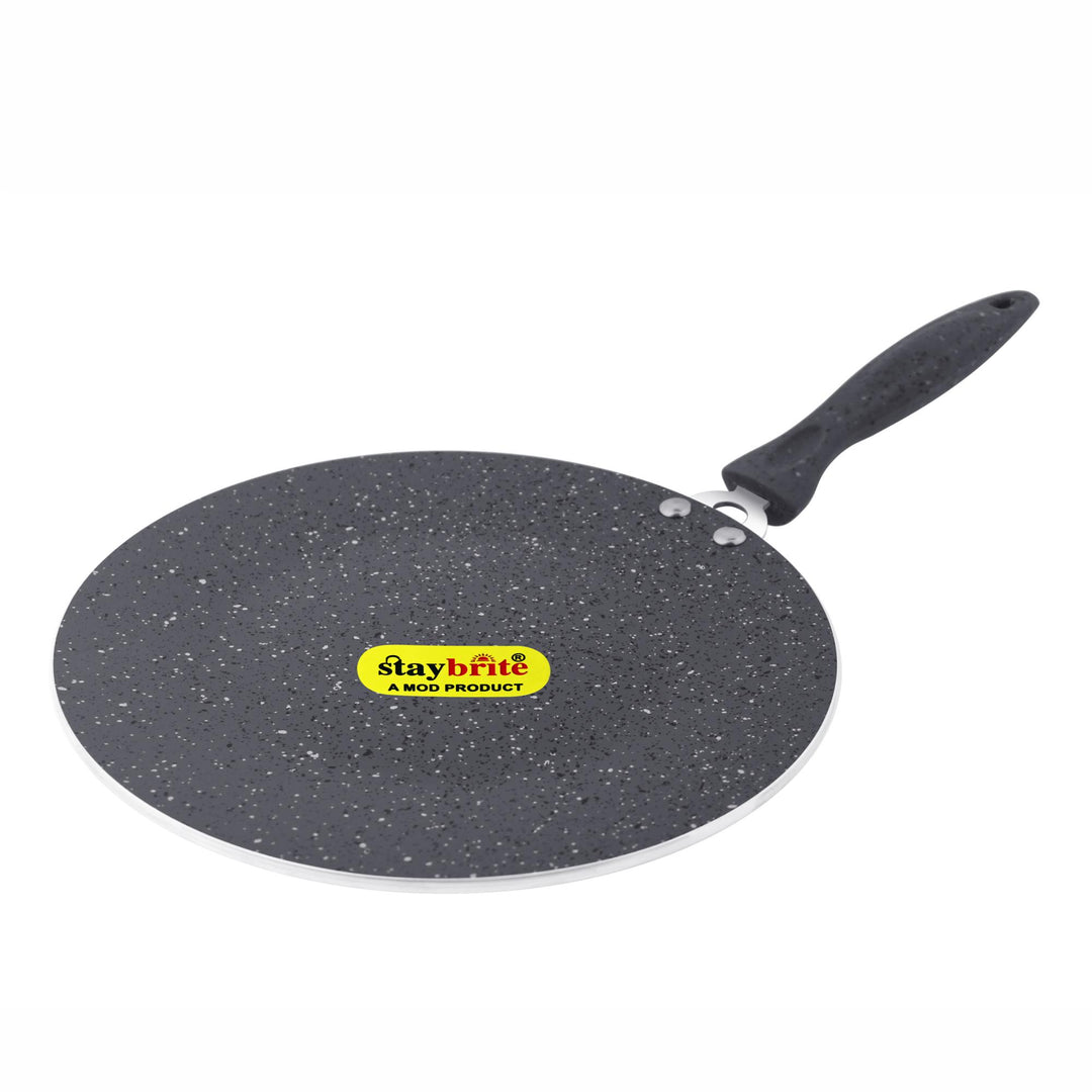Staybrite Marblo Coated Concave Tawa | Even &amp; Healthy Cooking