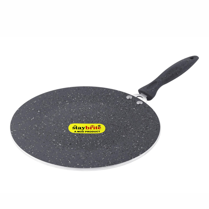 Staybrite Marblo Coated Concave Tawa | Even &amp; Healthy Cooking