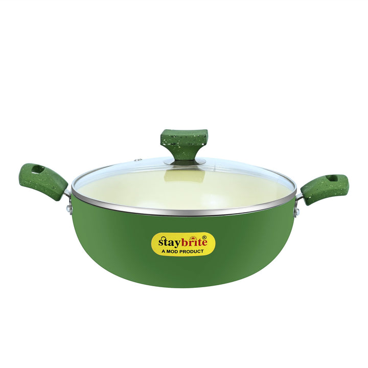 Ceramic Coated  Kadahi – PFOA Free Deep Kadhai for Daily Cooking