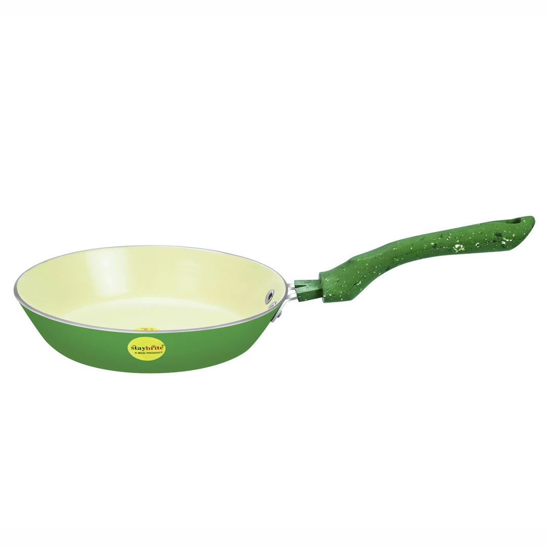 Ceramic Coated Taper Frypan for Healthy Low-Oil Cooking