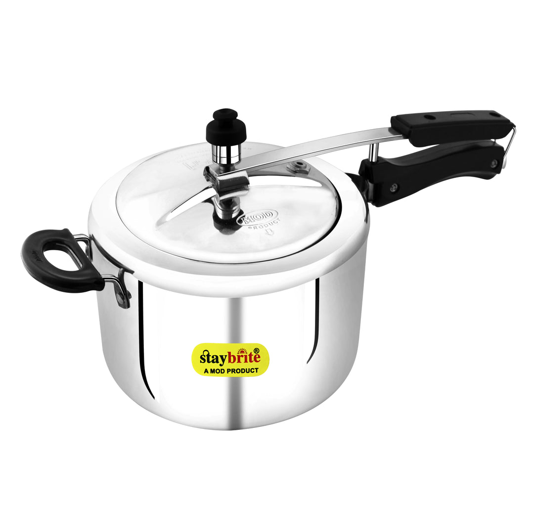 Staybrite Triply Classic Pressure Cooker | Tri-Ply Stainless Steel Outer Lid