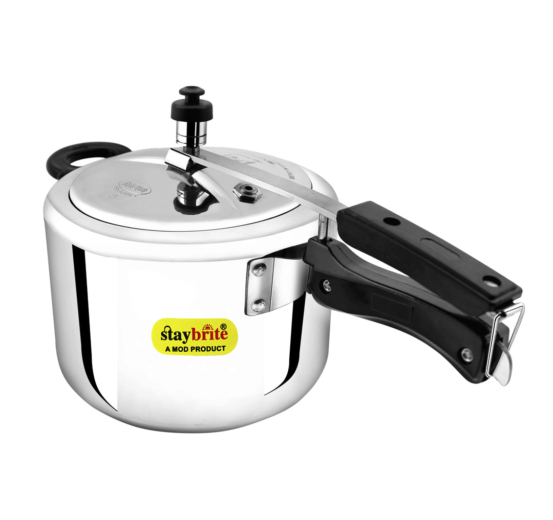 Staybrite Triply Classic Pressure Cooker | Tri-Ply Stainless Steel Outer Lid