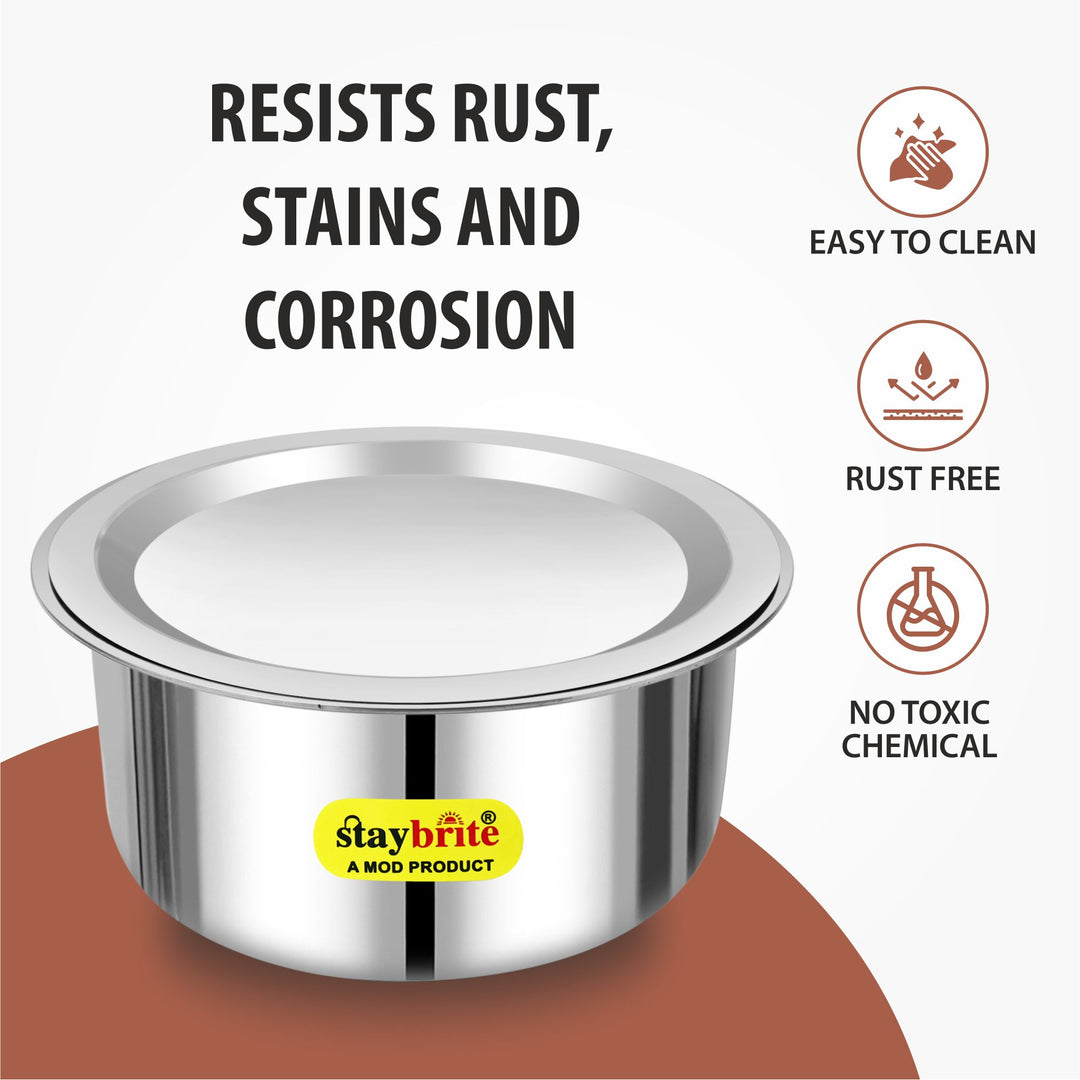 Triply Tope – 3-Ply Stainless Steel Tope for Fast, Even &amp; Healthy Cooking