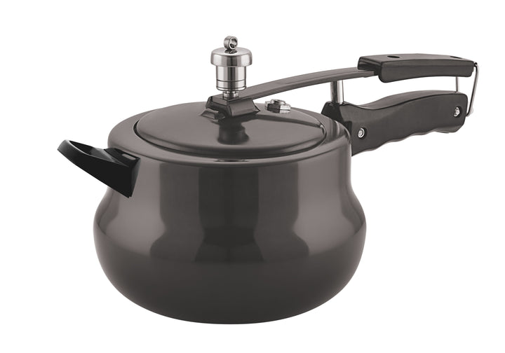 Hard Anodized Matki Pressure Cooker | Thick Bottom, Fast and Nutritious Cooking for Indian Kitchen