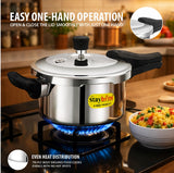 Staybrite Triply Outer Lid Pressure Cooker | Fast & Healthy Cooking