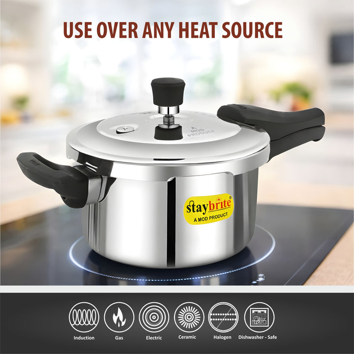 Triply Outer Lid Pressure Cooker | Fast &amp; Healthy Cooking