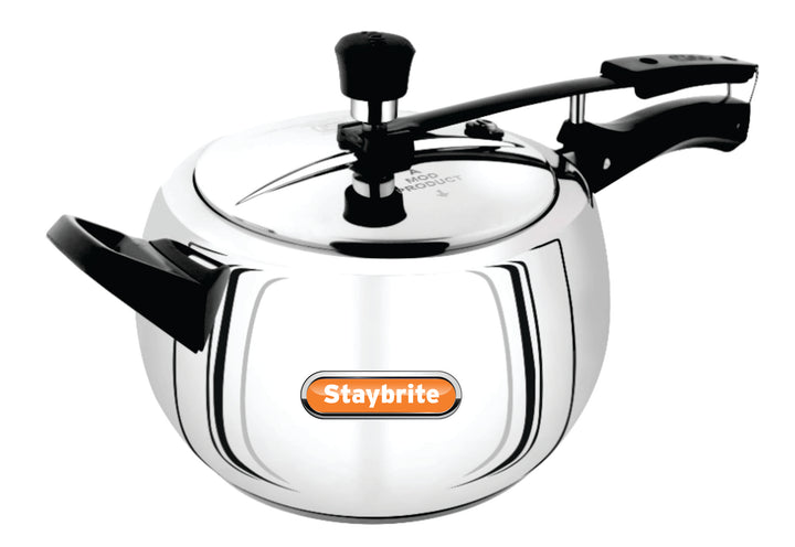 Triply Handi Pressure Cooker | Tri-Ply Stainless Steel Handi-Style Cooker for Fast &amp; Healthy Cooking | Induction &amp; Gas Compatible