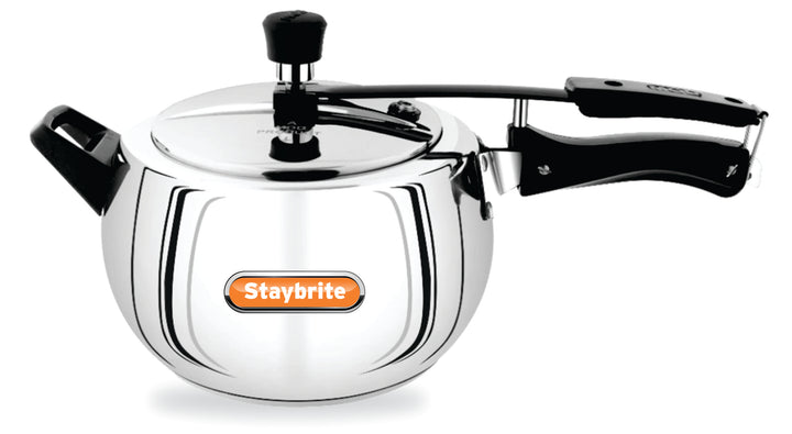 Triply Handi Pressure Cooker | Tri-Ply Stainless Steel Handi-Style Cooker for Fast &amp; Healthy Cooking | Induction &amp; Gas Compatible